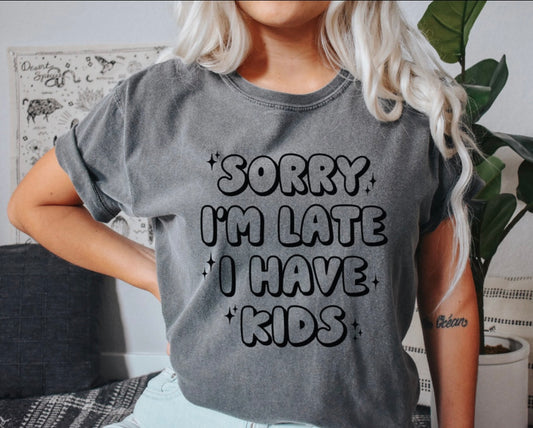 Sorry I’m late