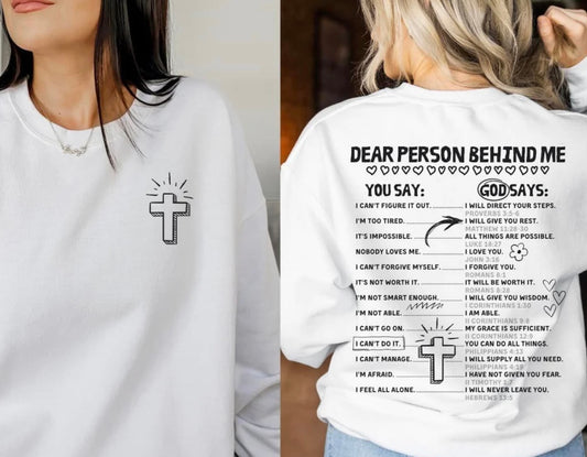 You say - GOD says